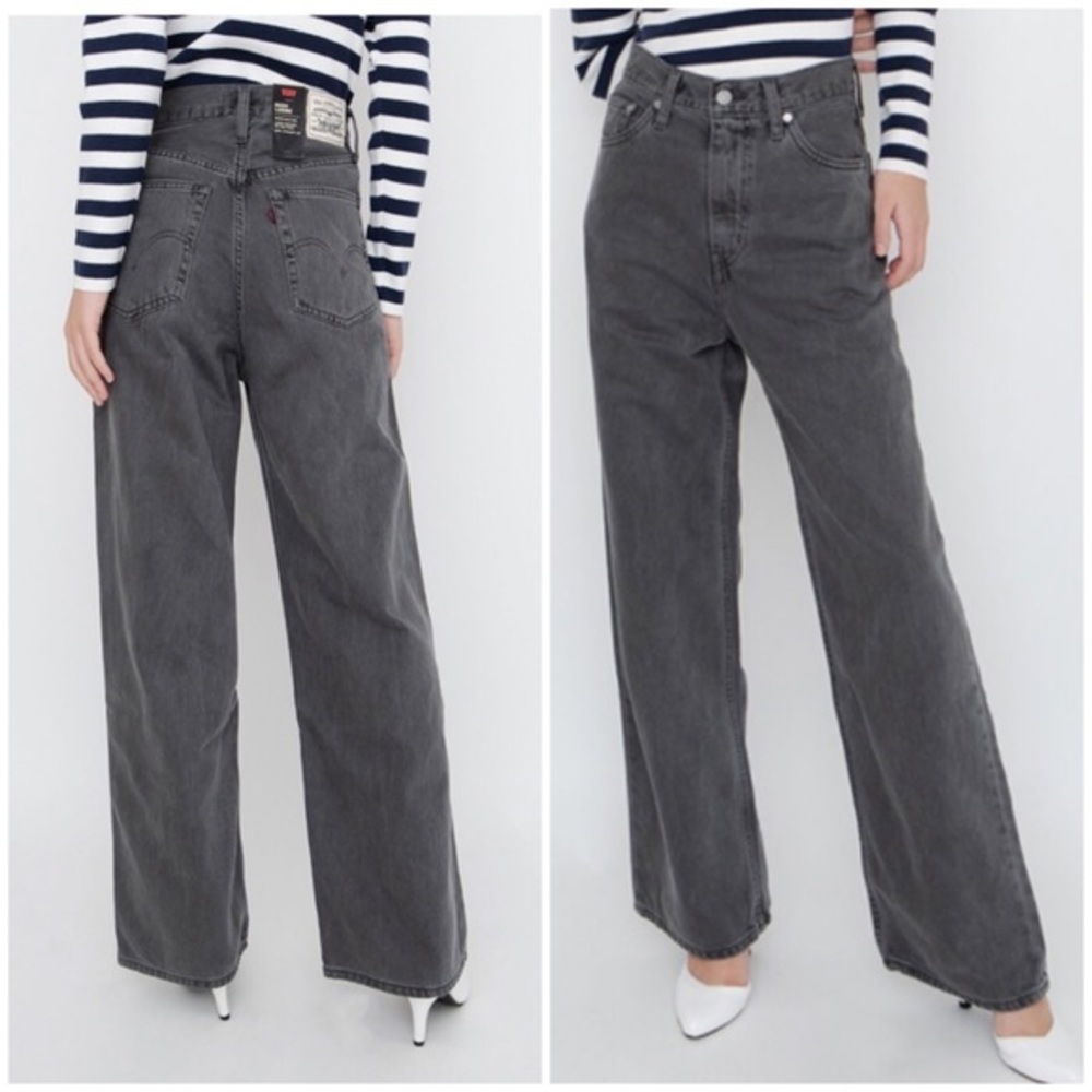 Levi’s Wellthread High Loose Jeans - Silver Bloom - Picture 2 of 16